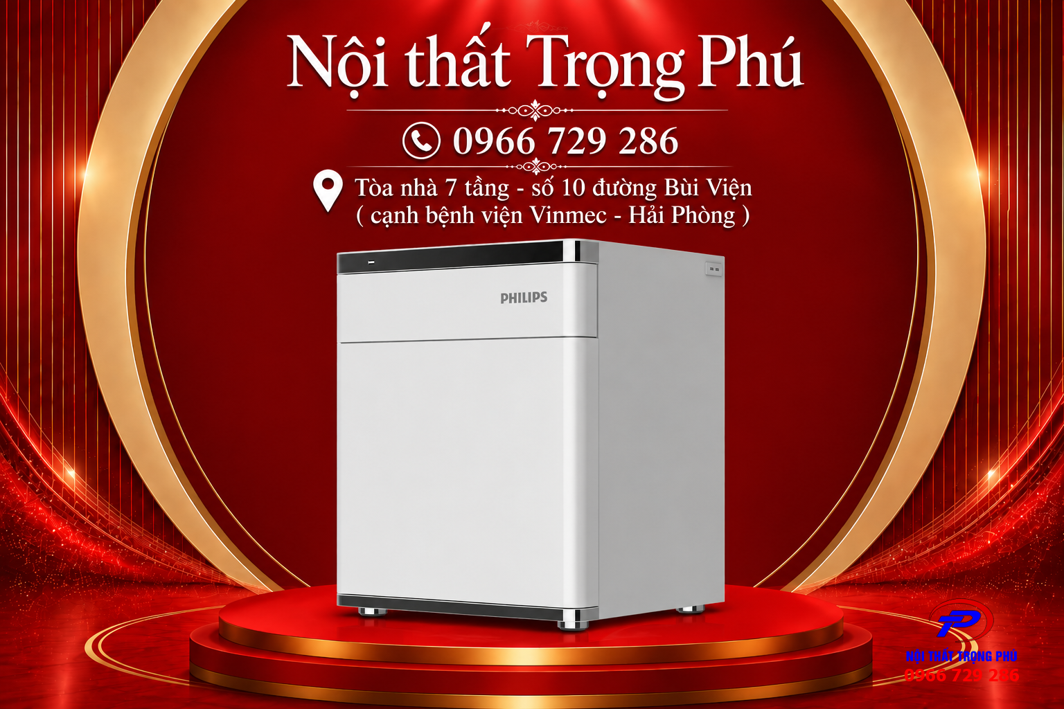 KÉT SẮT ĐẦU GIƯỜNG PHILIPS SBX301