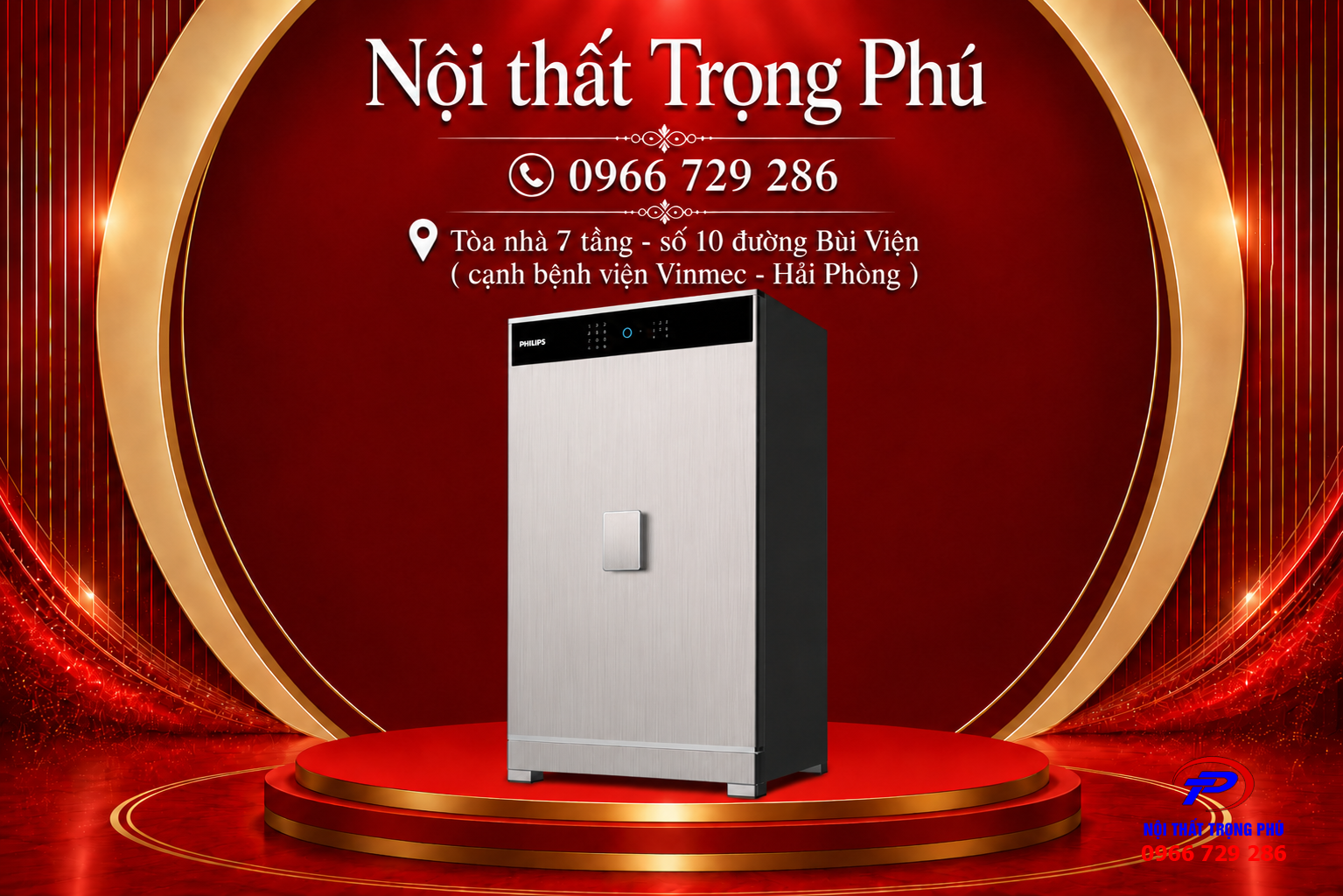 KÉT SẮT ĐẦU GIƯỜNG PHILIPS SBX701-8B0
