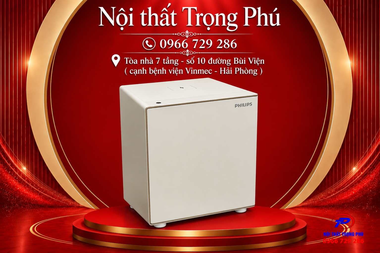 KÉT SẮT ĐẦU GIƯỜNG PHILIPS SBX300