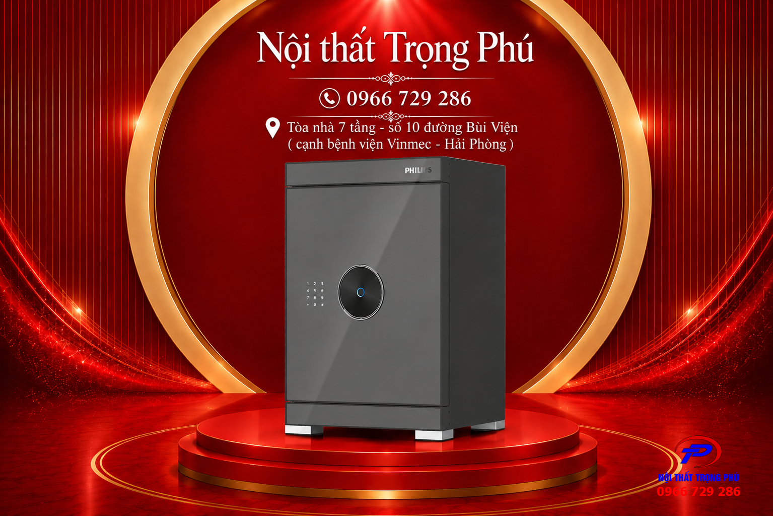 KÉT SẮT VÂN TAY PHILIPS SBX602-7CU