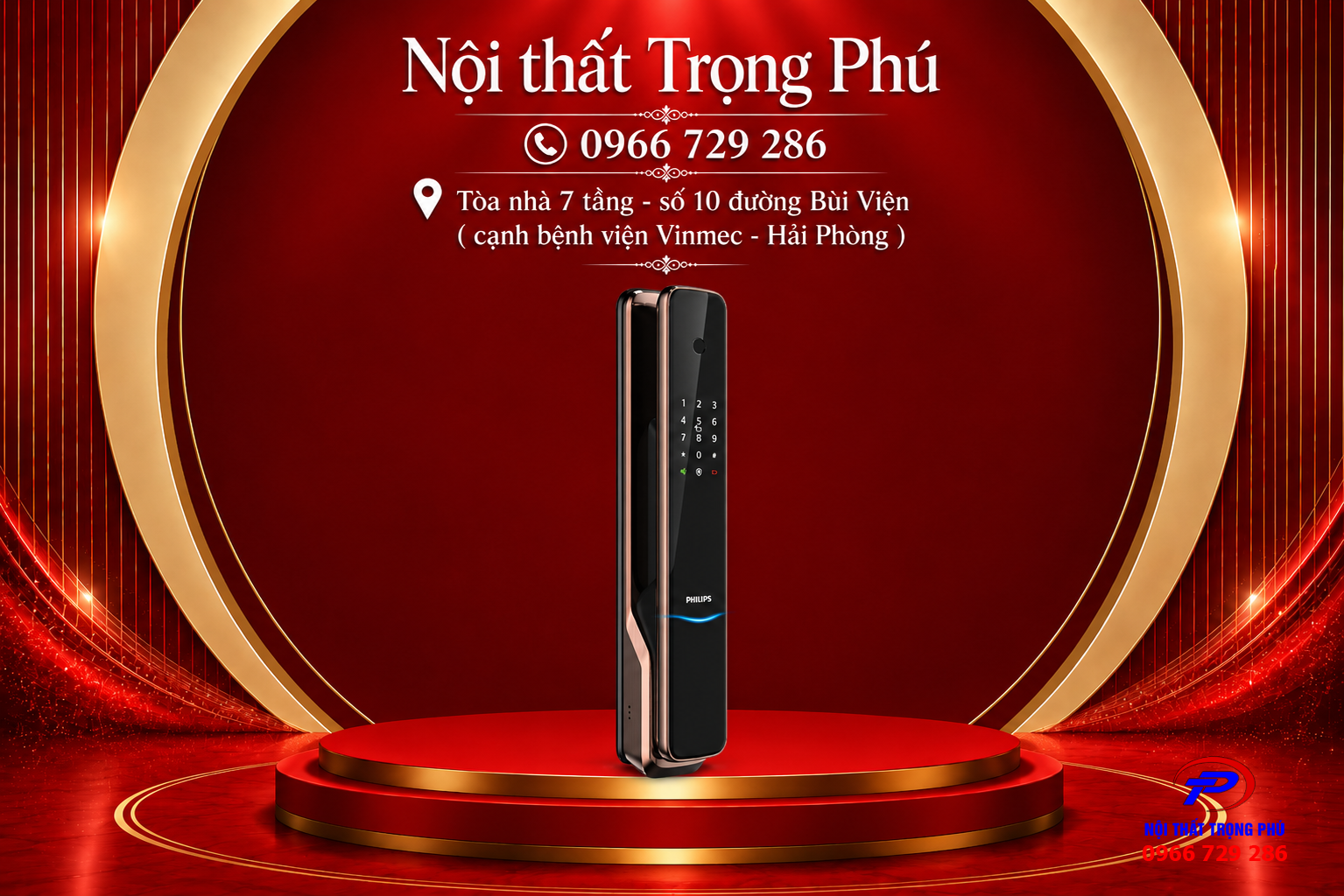 Tay Khóa Thông Minh Philips 9300-5HBGS