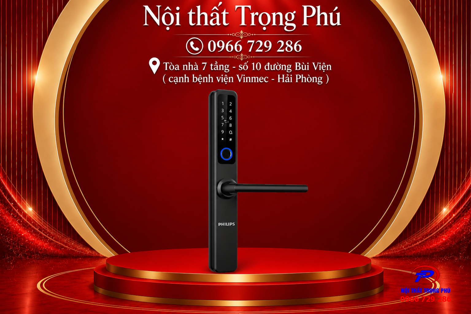 Tay Khóa Thông Minh Philips DDL608-5HWS