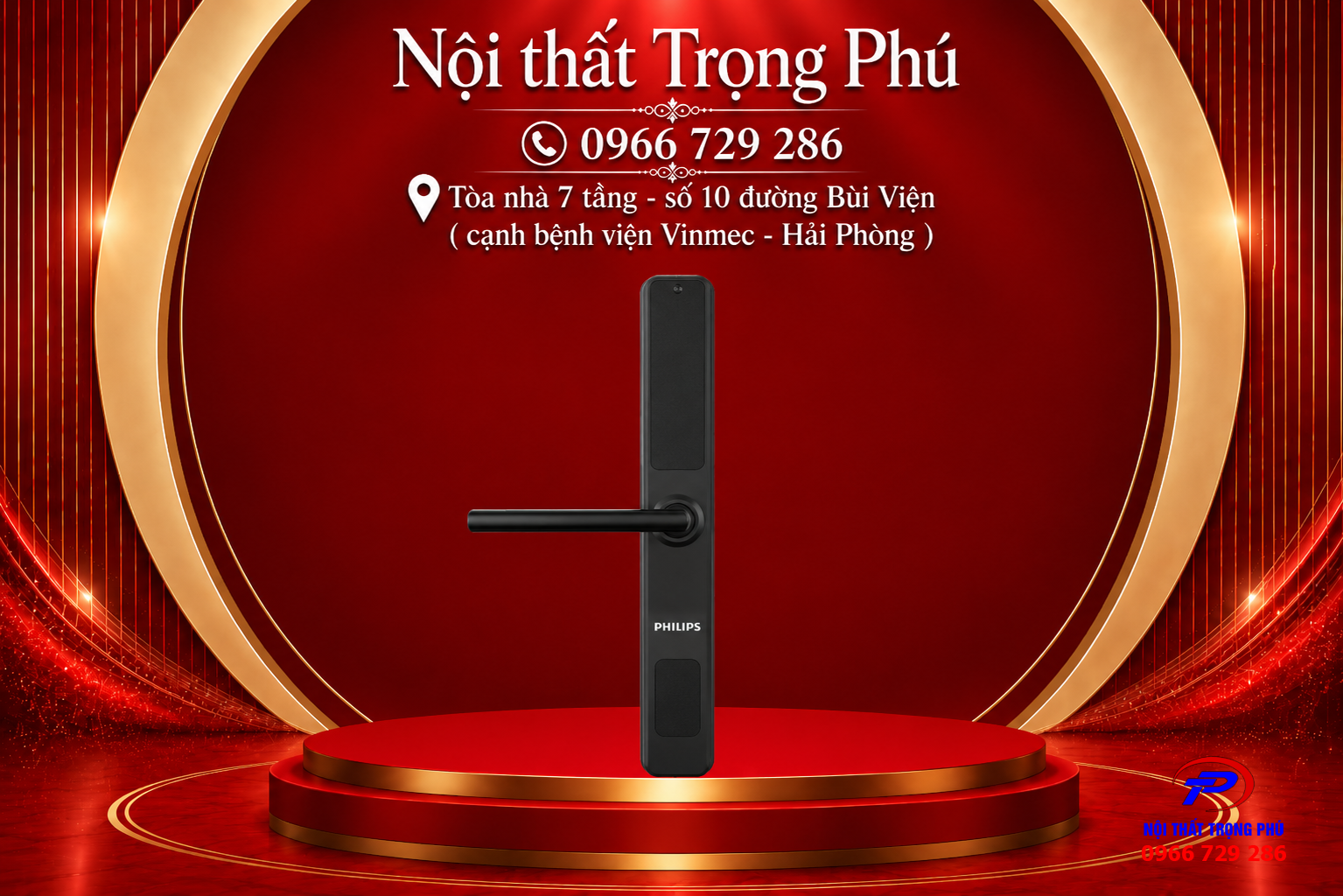 Tay Khóa Thông Minh Philips DDL608-5HWS