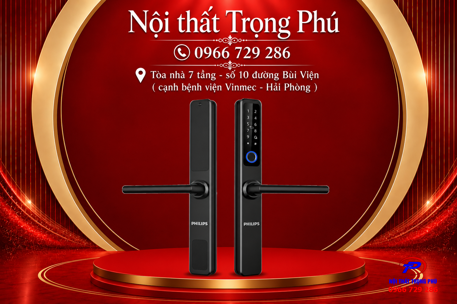 Tay Khóa Thông Minh Philips DDL608-5HWS
