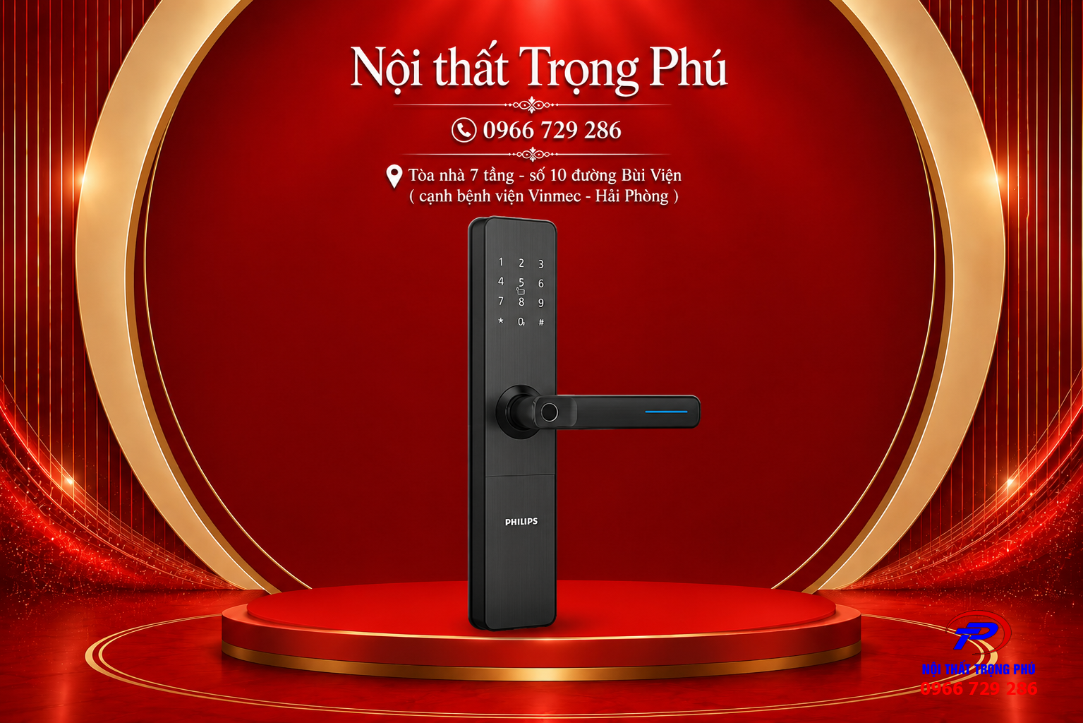 Tay Khóa Thông Minh Philips DDL609-5HS