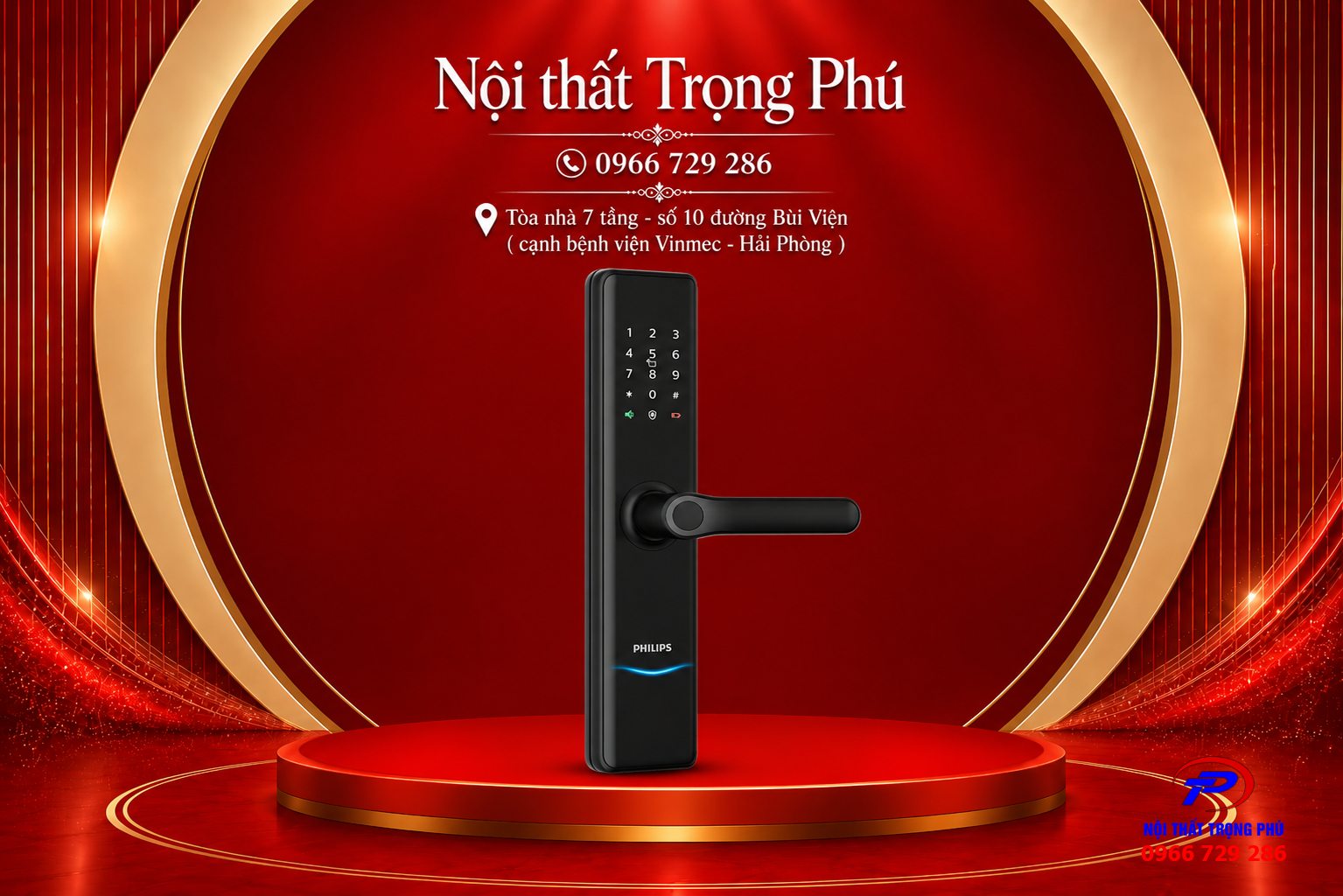 Tay Khóa Thông Minh Philips 7300-5HB