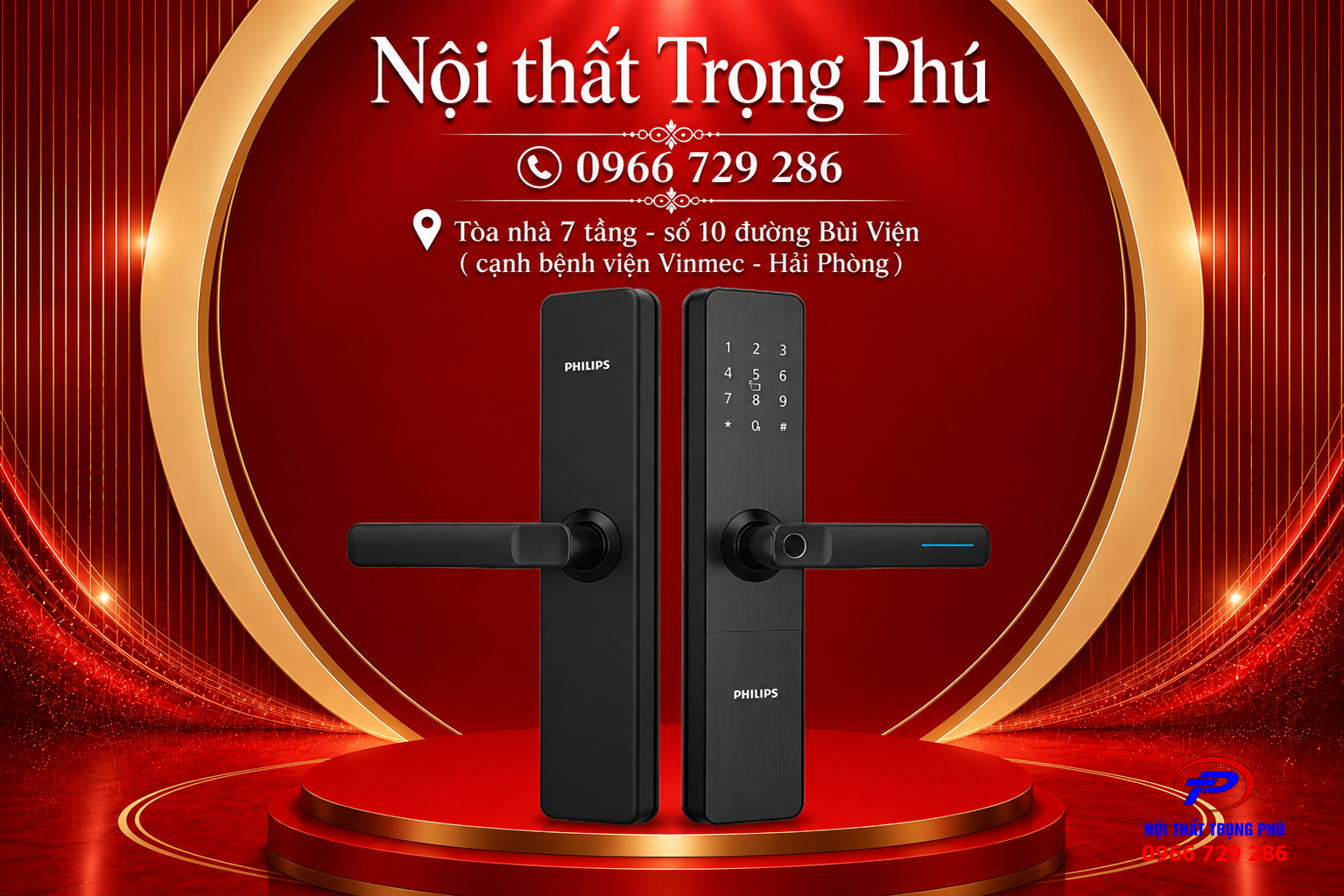 Tay Khóa Thông Minh Philips DDL609-5HS