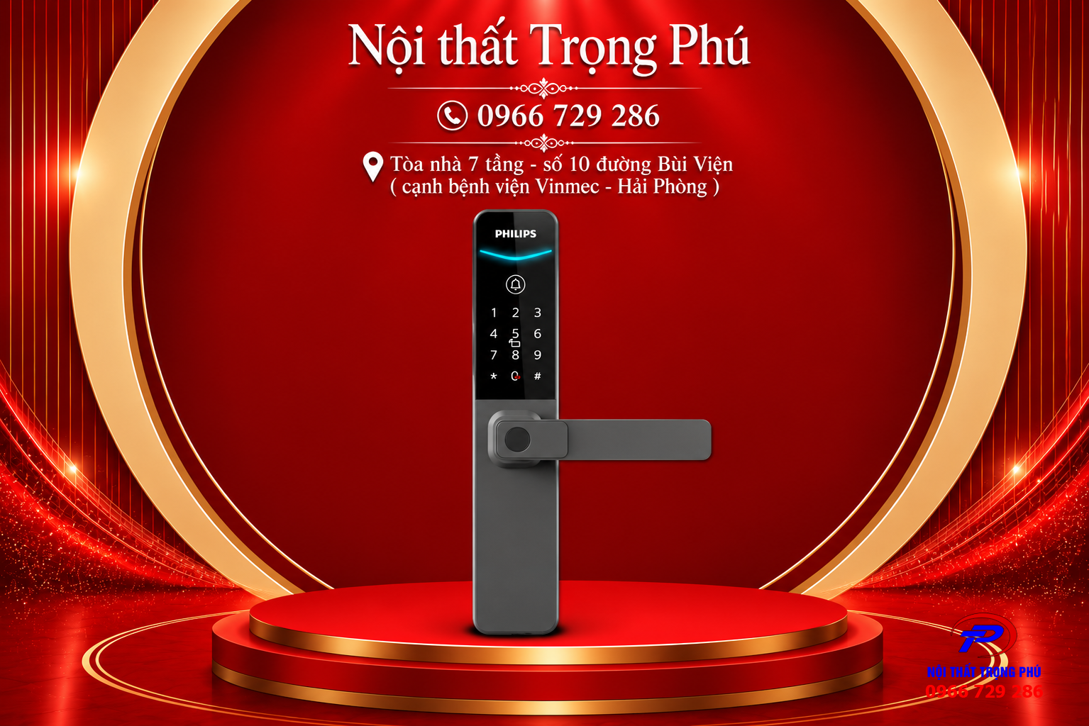 Tay Khóa Thông Minh Philips DDL615-5HBS