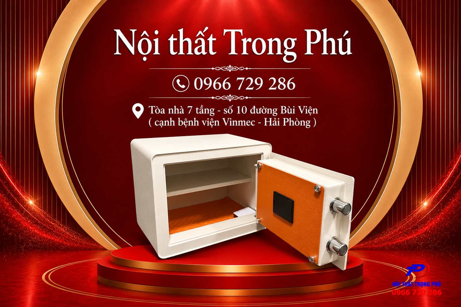 Két Sắt Thông Minh BOKEE BK-30VT Trắng Kem – Khóa Vân Tay Điện Tử Cao Cấp 18Kg