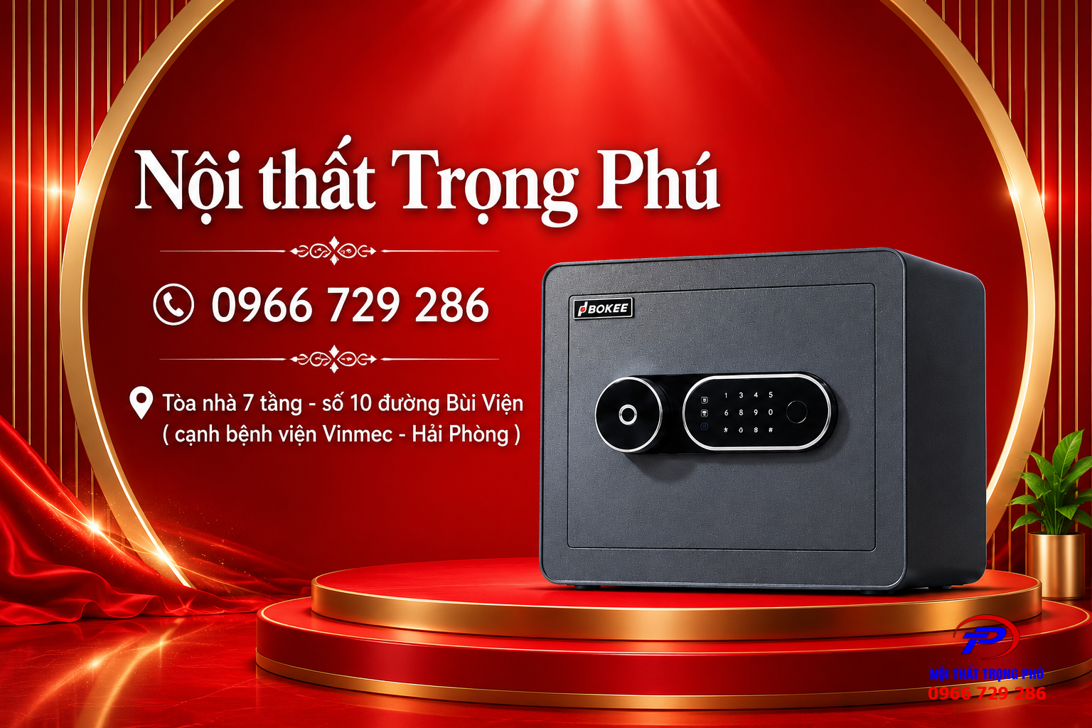 KÉT SẮT THÔNG MINH BOKEE BK-30VT XÁM XANH – KÉT VÂN TAY CAO CẤP, AN TOÀN VÀ HIỆN ĐẠI