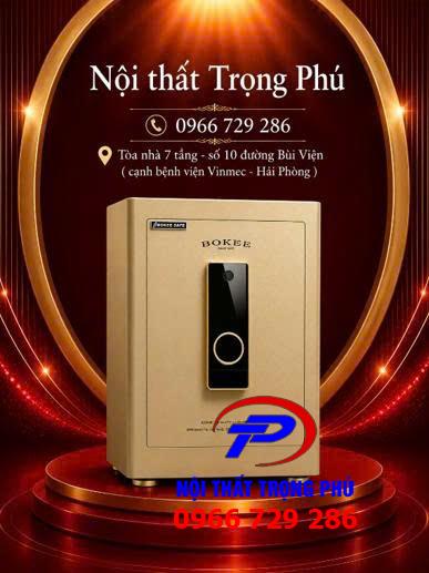 KÉT SẮT BOKEE BK-55A (VÀNG GOLD)