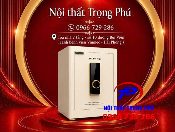 KÉT SẮT BOKEE BK-55A (TRẮNG KEM)