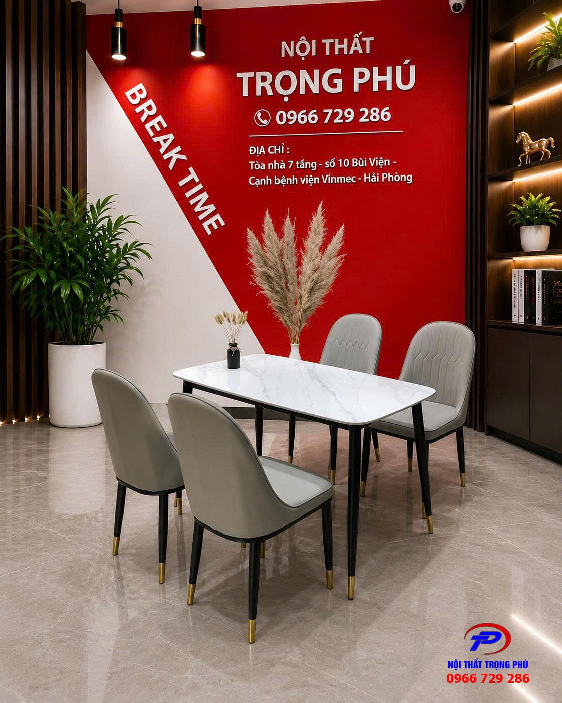 BÀN ĂN CHÂN CÔN MẶT ĐÁ – THIẾT KẾ TINH TẾ, HIỆN ĐẠI CHO MỌI KHÔNG GIAN