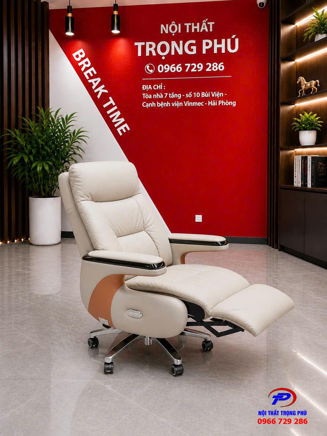 Ghế Giám Đốc Massage GDE220 Cao Cấp – Ngả Lưng Chỉnh Điện Thư Giãn Đỉnh Cao