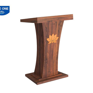 👉 Bục Phát Biểu THE ONE LT05 – Mặt Trước Trang Trí Bông Sen Sang Trọng