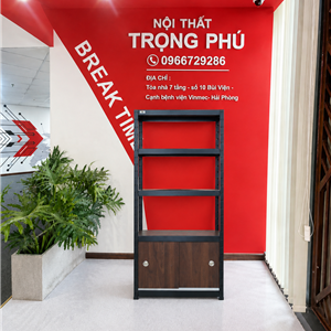 KỆ 5 TẦNG CÓ HỘC TỦ CÁNH LÙA KĐN-05B MAX