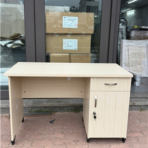 Bàn làm việc nhân viên 1m2 có hộc liền, 1 ngăn kéo 1 cánh mở – TP120SHL3C