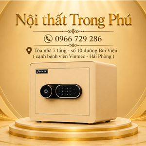 KÉT SẮT THÔNG MINH BOKEE BK-30VT VÀNG GOLD