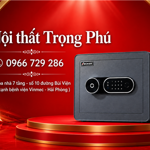 KÉT SẮT THÔNG MINH BOKEE BK-30VT XÁM XANH – KÉT VÂN TAY CAO CẤP, AN TOÀN VÀ HIỆN ĐẠI