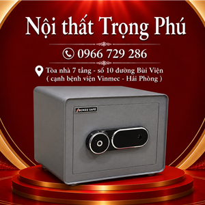 KÉT SẮT THÔNG MINH BOKEE BK-30VT XÁM XANH – KÉT VÂN TAY CAO CẤP, AN TOÀN VÀ HIỆN ĐẠI