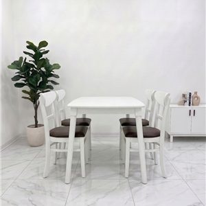 BỘ BÀN ĂN 4 GHẾ PANDA MÀU NÂU – BGTP47