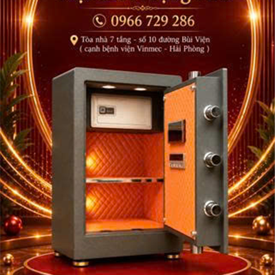 KÉT SẮT BOKEE BK-60B (MÀU XÁM XANH)