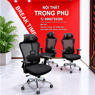 Ghế Lưới Giám Đốc GL302 Cao Cấp | Thiết Kế Hiện Đại, Ngồi Êm Thoáng Mát