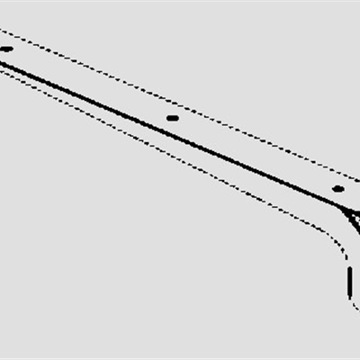 Phụ kiện vách ke cài to đỡ mặt bàn K1T + K1P - fami