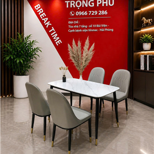 BÀN ĂN CHÂN CÔN MẶT ĐÁ – THIẾT KẾ TINH TẾ, HIỆN ĐẠI CHO MỌI KHÔNG GIAN