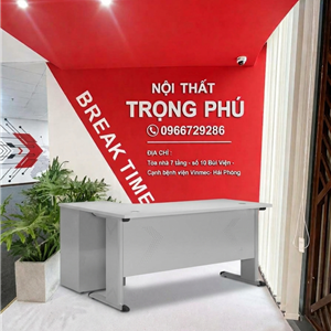 BÀN LÀM VIỆC CHÂN SẮT MẶT LƯỢN HU1612C2L22