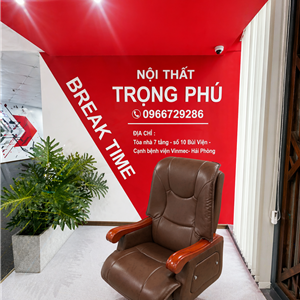 Ghế xoay da lãnh đạo màu nâu GD001