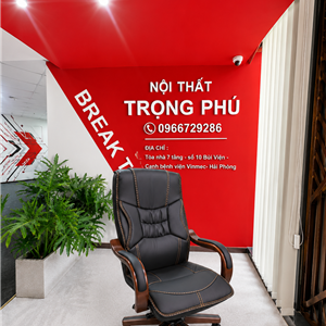 Ghế Giám Đốc Da Cao Cấp TP83 Tay Gỗ Tự Nhiên Sang Trọng