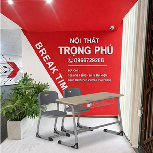 BÀN HỌC SINH ĐÔI KHUNG THÉP BHS44-4
